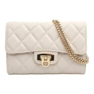 Small White Clutch Purses for Women with Quilted Designs, Women's Trendy